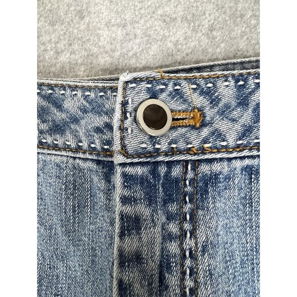 Michael Kors Womens Jeans 16 Bootcut Blue Stretch Denim 31.5" Inseam 11"Hi Rise - Picture 2 of 16